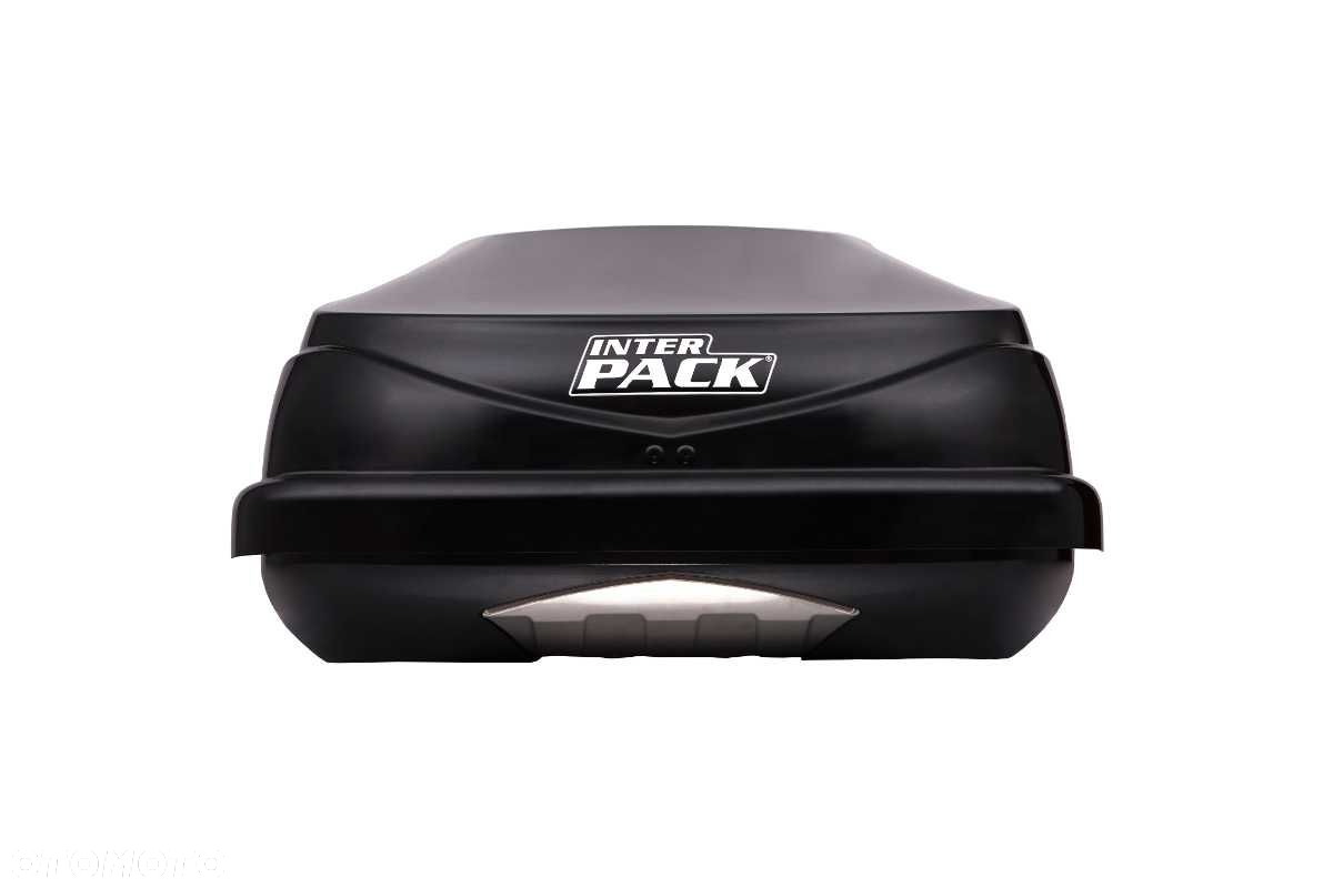 Bagażnik Box dachowy Kufer Boks bagażowy Inter Pack Zenith 6.6 czarny - 2