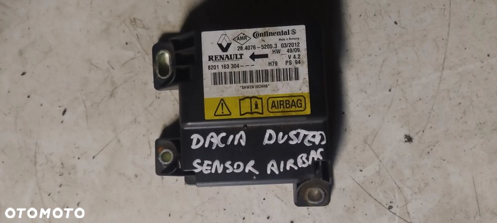 DACIA DUSTER I sensor airbag 8201163304 - 1