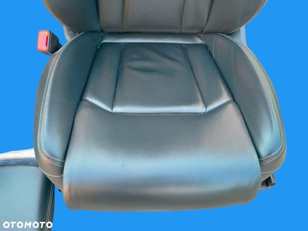 AUDI Q7 4M LIFT 22r FOTELE KANAPA BOCZKI TAPICERKA SKÓRA CZARNA - 5