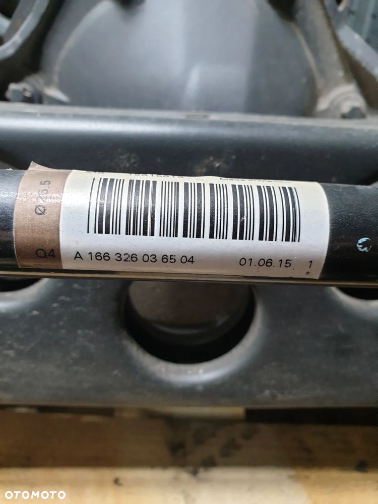 TYLNE SANKI WÓZEK TYŁ BELKA MERCEDES GL GLS GLE W166 X166 A1663503100 DYFER DYFERENCJAŁ 1663510308 PÓŁOŚ PÓŁOSIE PRAWA LEWA  POTESTOWA MINIMALNY PRZEBIEG - 13