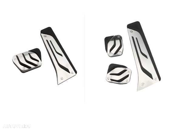 Set 2/3 Ornamente Pedale AT/MAN BMW F30 F32 34 F10 F11 F01 E84 F25 F01 - 1