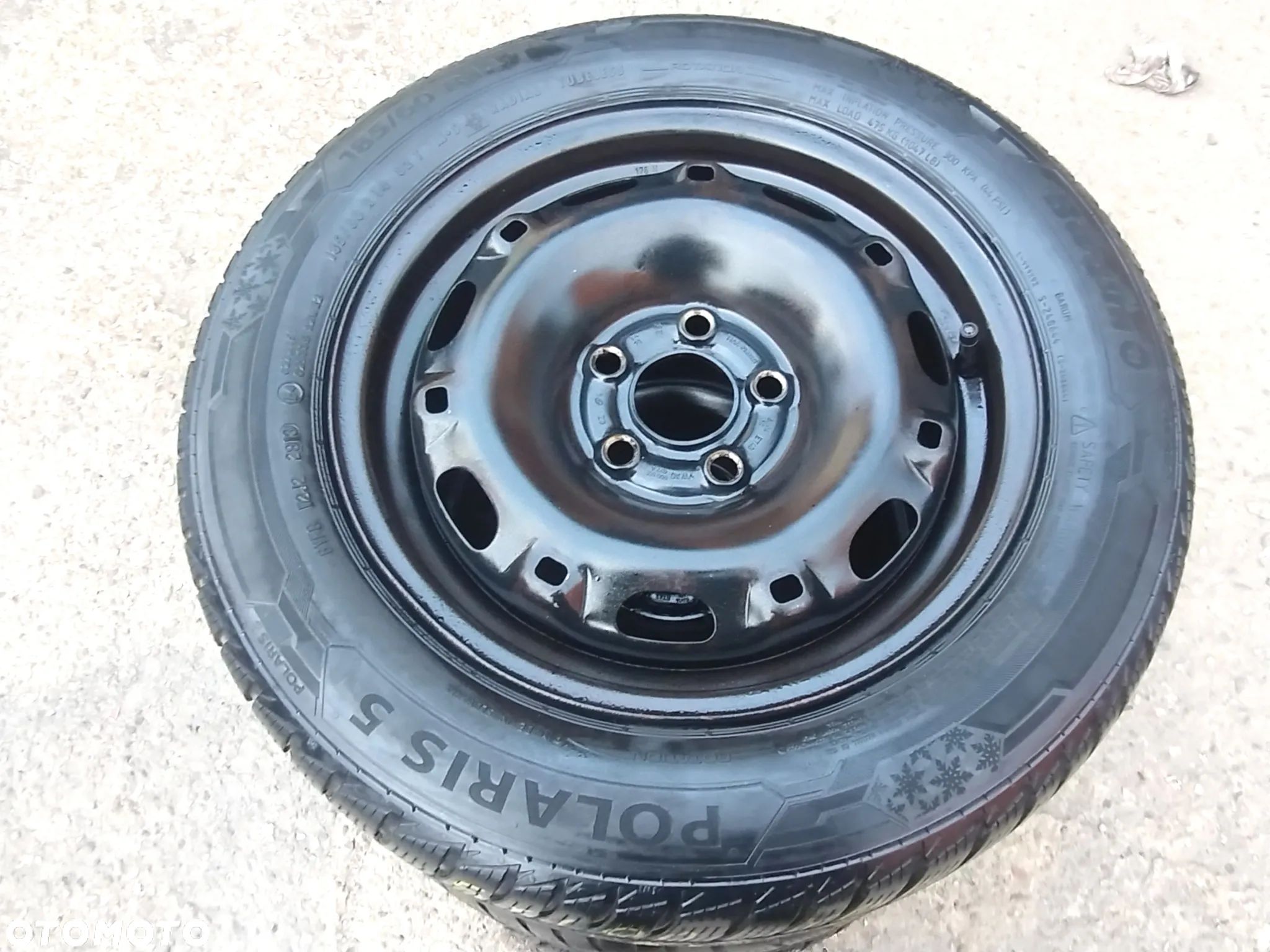 5x100 Felgi Stalowe Stal 14 Koła Zimowe Zima SKODA FABIA PRAKTIK ROOMSTER RAPID SEAT IBIZA CORDOBA TOLEDO IV 4 VW FOX POLO Legnica ALU-RAD 185/60 6,5mm - 1