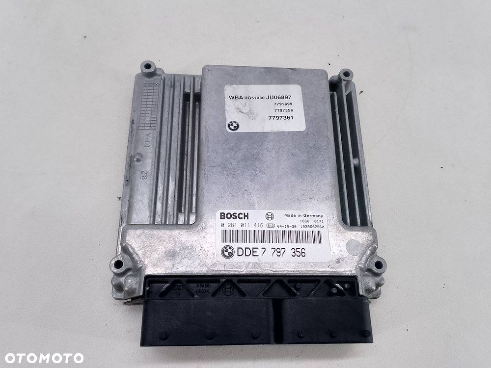 KOMPUTER, STEROWNIK BMW E87 7797356  0281011416 2.0 D - 1