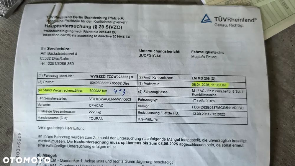 Volkswagen Touran 2.0 TDI DPF DSG Comfortline - 25