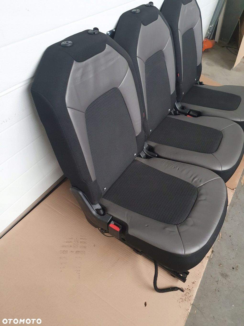 FOTEL TYŁ II RZĄD CITROEN C4 PICASSO II SPACETOURER PÓŁSKÓRA - 5