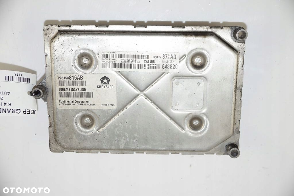 KOMPUTER SILNIKA GRAND CHEROKEE 6.4HEM P05150816AB JEEP GRAND CHEROKEE - 5