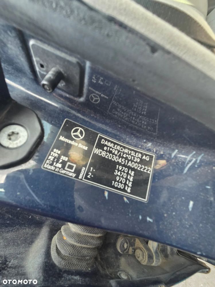 Mercedes-Benz C W203 C200  2.0 Kompressor 2000 na części - 10