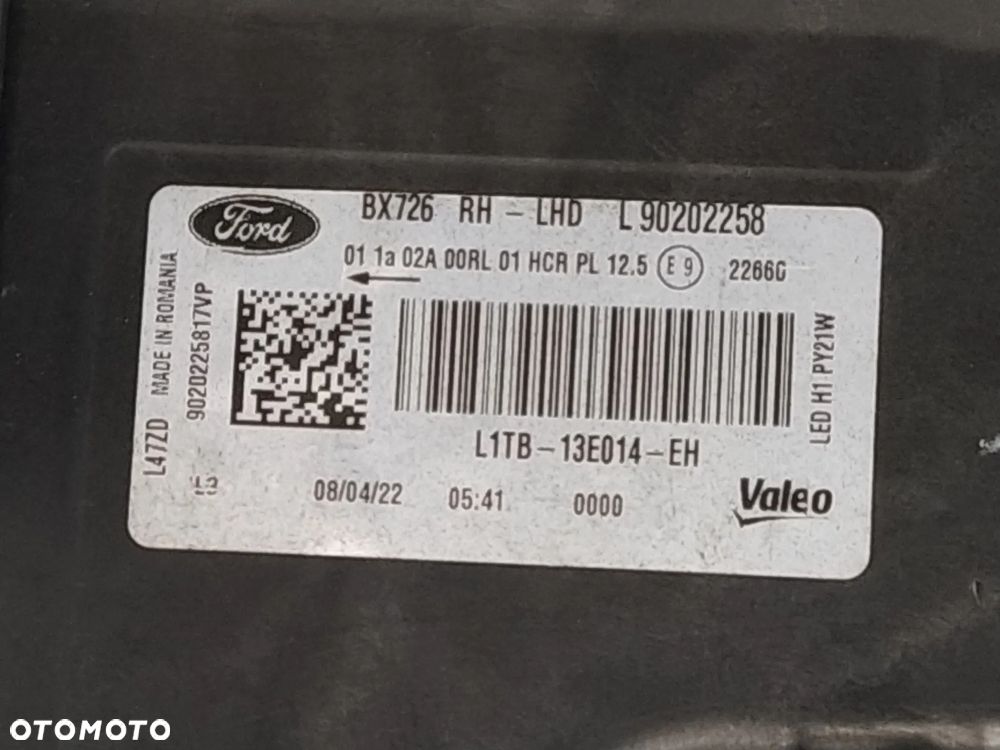 FORD PUMA 19- REFLEKTOR LAMPA PRAWY PRAWA PRZÓD PRZEDNIA LED PRZETWORNICA NOWA ORYGINAŁ - 15