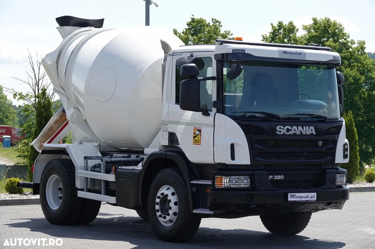 Scania P 320 / MIXER / ARAID / 5 mc / JANTE ALIE / EURO 6 - 6