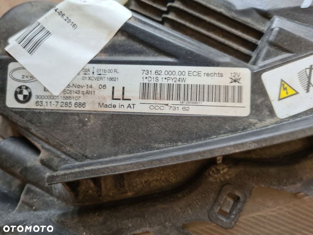 BMW 3GT F34 LAMPA PRZÓD PRAWA XENON SKRĘTNA EU 7285686 - 4