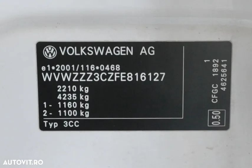 Volkswagen Passat CC 2.0 TDI DSG BMT - 15