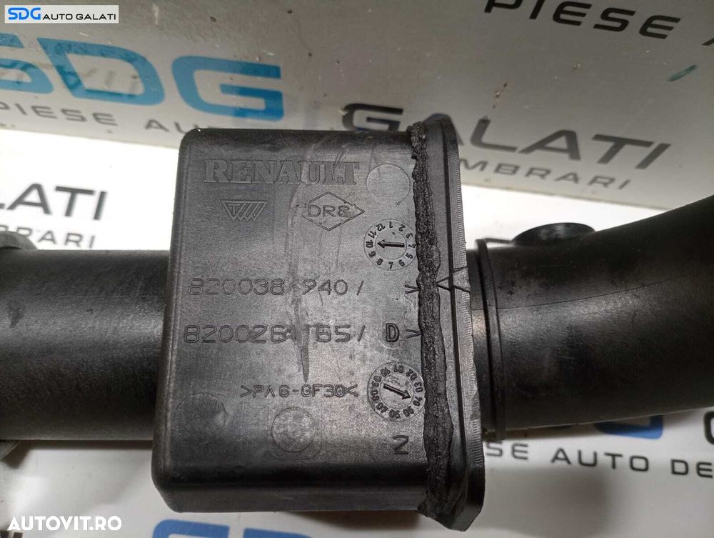 Epurator Gaze Tub Tubulatura Aer Turbo Turbina Turbosuflanta Renault Scenic 2 1.5 DCI 2003 - 2009 Cod 8200375342 8200375342A [M4637] - 3