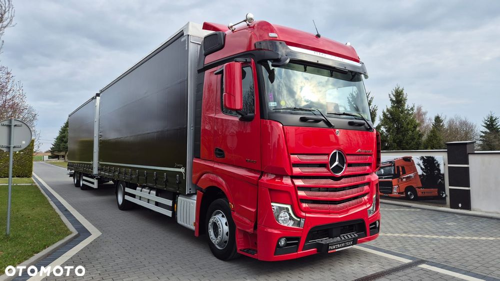 Mercedes-Benz MERCEDES-BENZ///ACTROS/// 1840///2022///BIG SPACE/// ZESTAW///TANDEM///PRZEJAZDOWY ///7.70+7.70///SALONKA/// KLIMATYZACJA POSTOJOWA/// WYŚWIETLACZ OBCIĄŻENIA/// STAN BARDZO DOBRY - 3