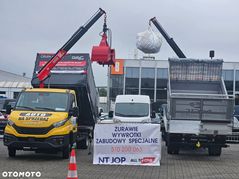 Iveco 70c 72c18 skrzynia wywrotka, żuraw HDS - 11