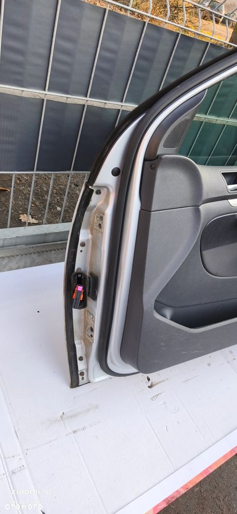 Drzwi kompletne Lewe Prawe VW GOLF 5 LA7W V części przód przednie 3D srebrne kierowcy poszycie - 16