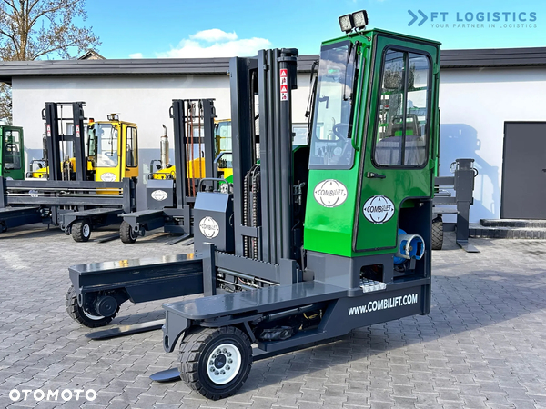 Combilift C4000 / TRIPLEX / 4900MM / GAZ / WOLNY SKOK / PRZESÓW WIDEŁ / JAK NOWY