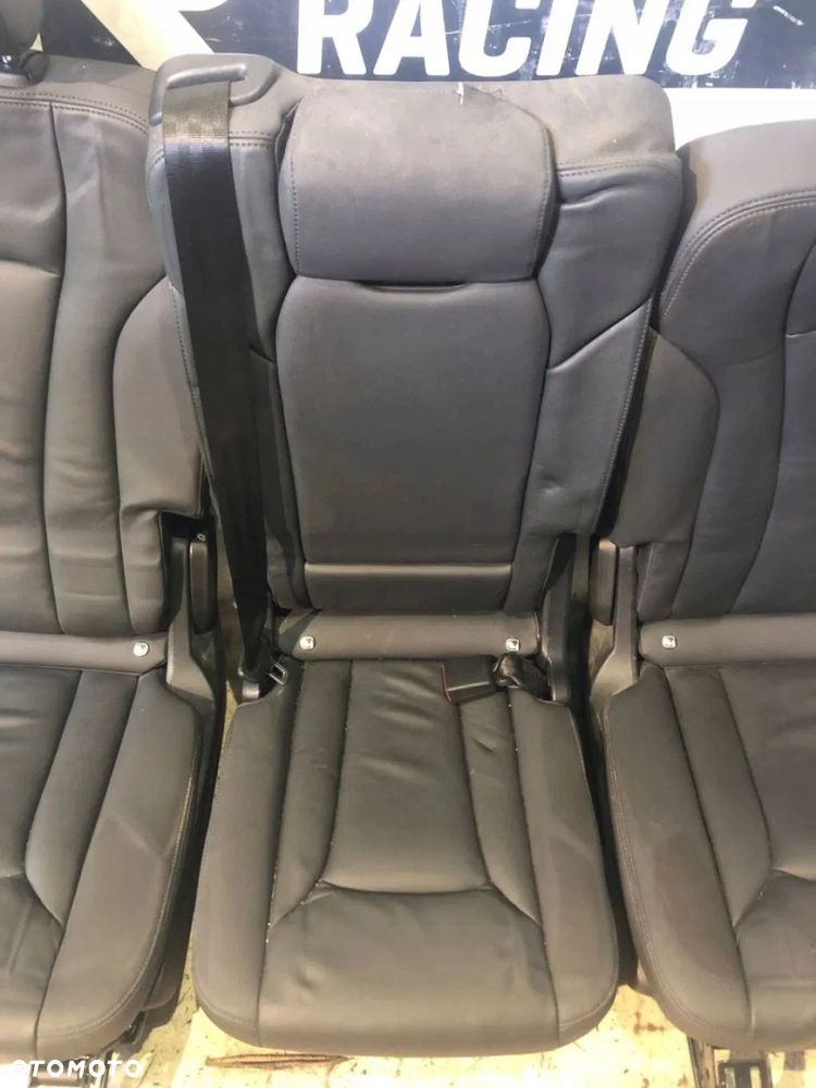 FOTELE KANAPA TYŁ SKÓRA AUDI Q7 4M 7-OSOBOWE GRZANE - 4