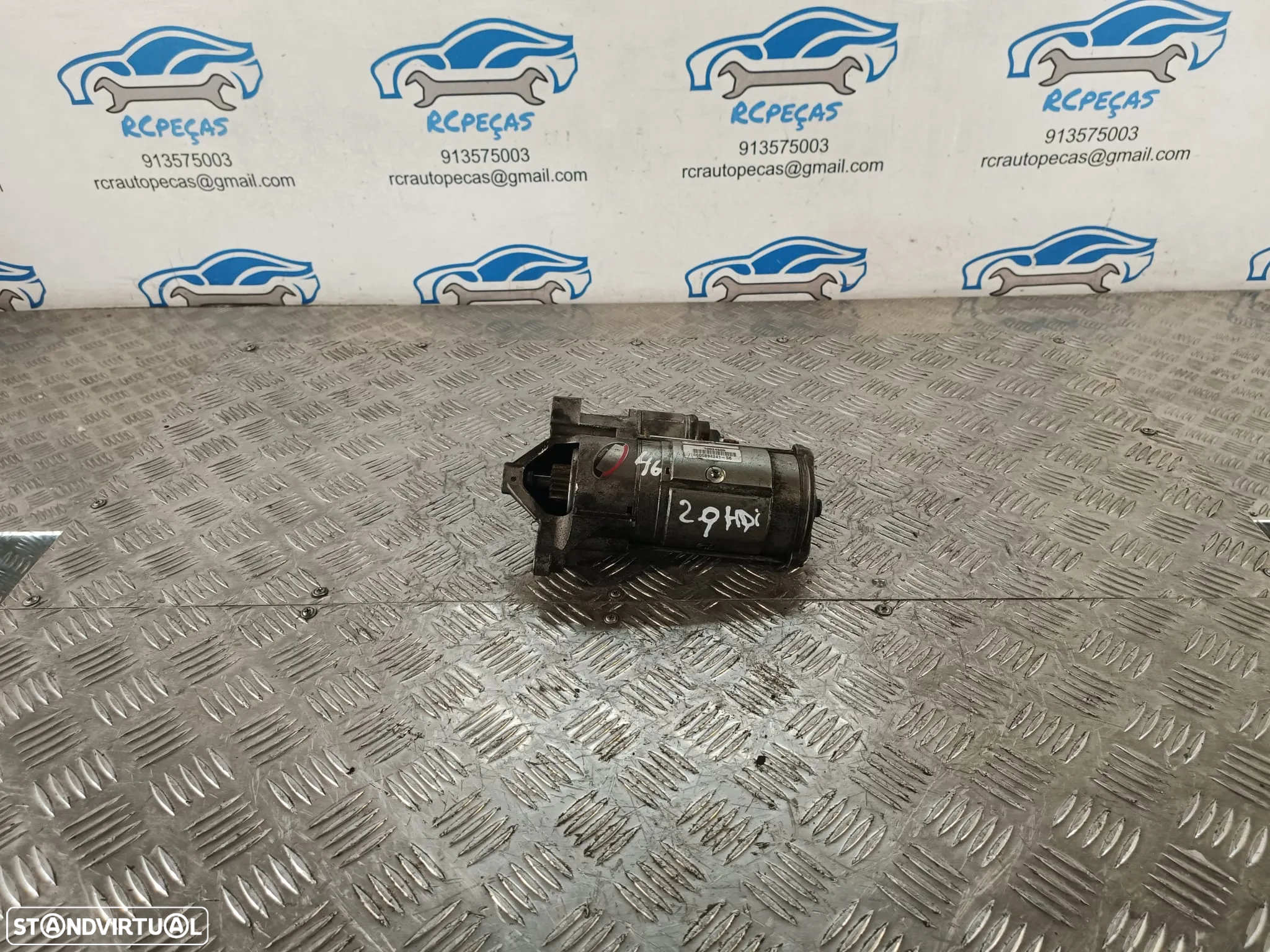 MOTOR ARRANQUE CITROEN BERLINGO 2.0 HDI 16V 163CV RHH 9646972280 D8R27 DS4 DS5 C8 C5 C4 - 5