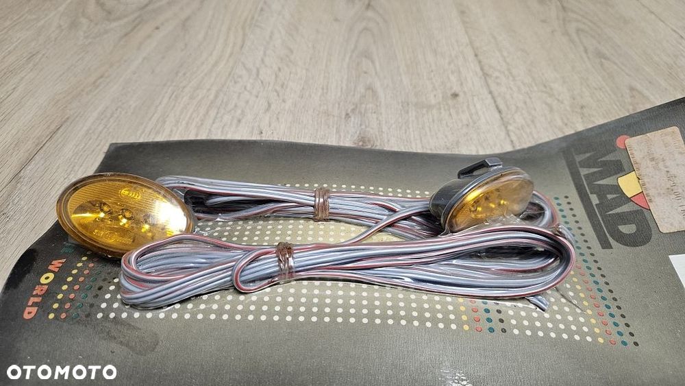 Kierunkowskazy LED motocyklowe MAD 01710 owalne płaskie (para) - 3