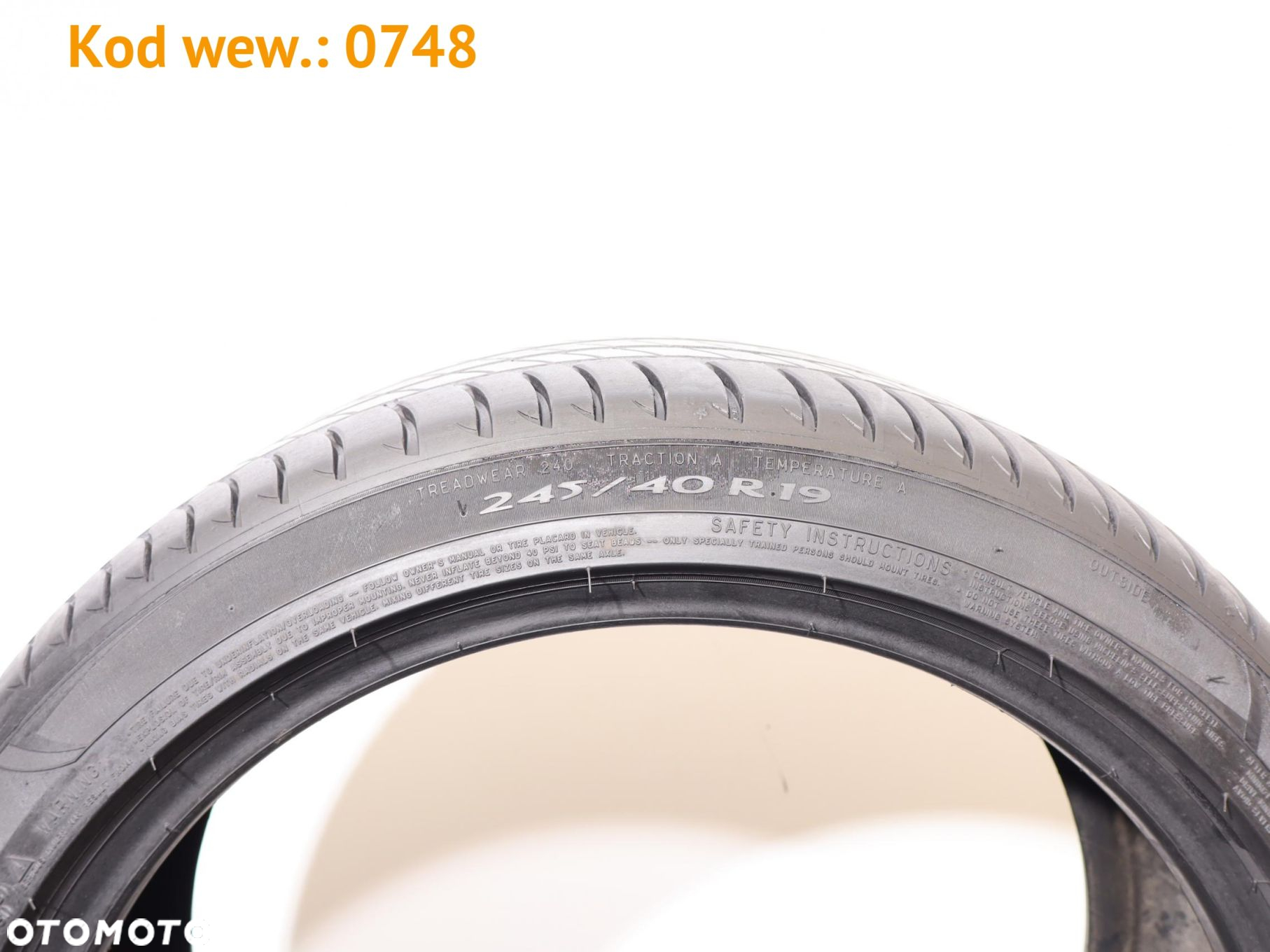 Michelin PRIMACY 3 - 245/40 R19 - 5