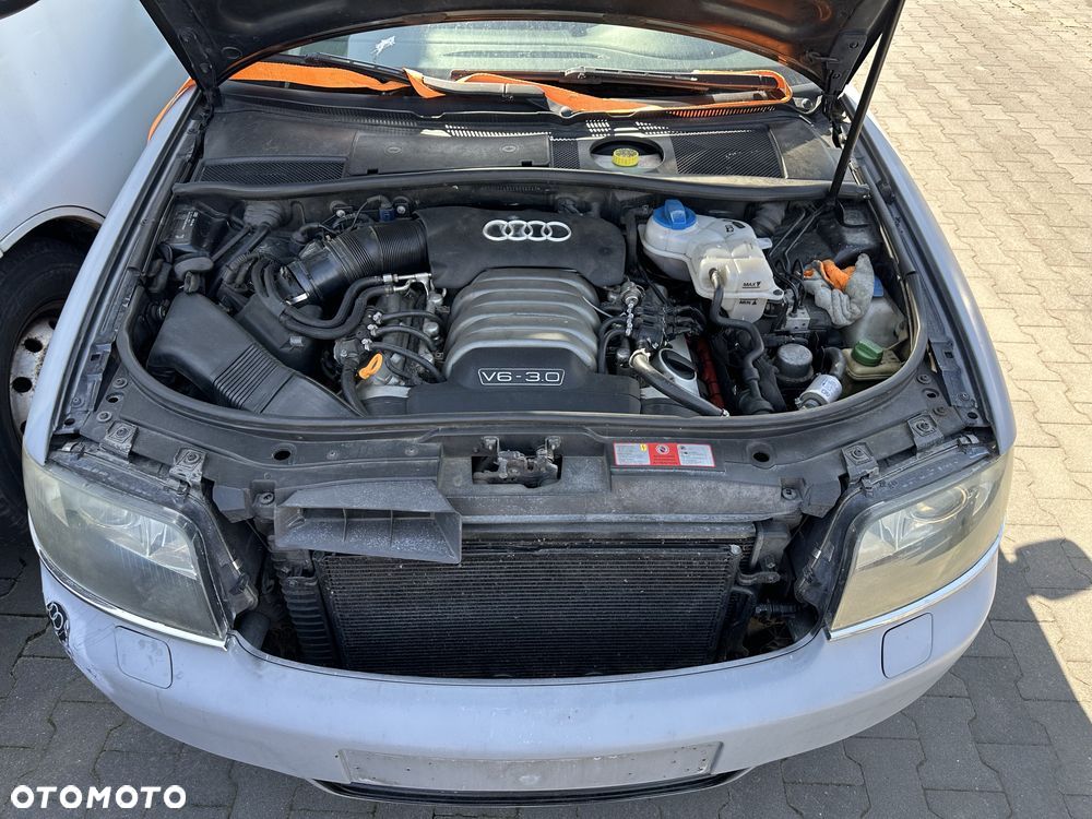 Audi a6 c5 lift 3,0 v6 silnik ans skrzynia fln na czesci przod klapa - 7
