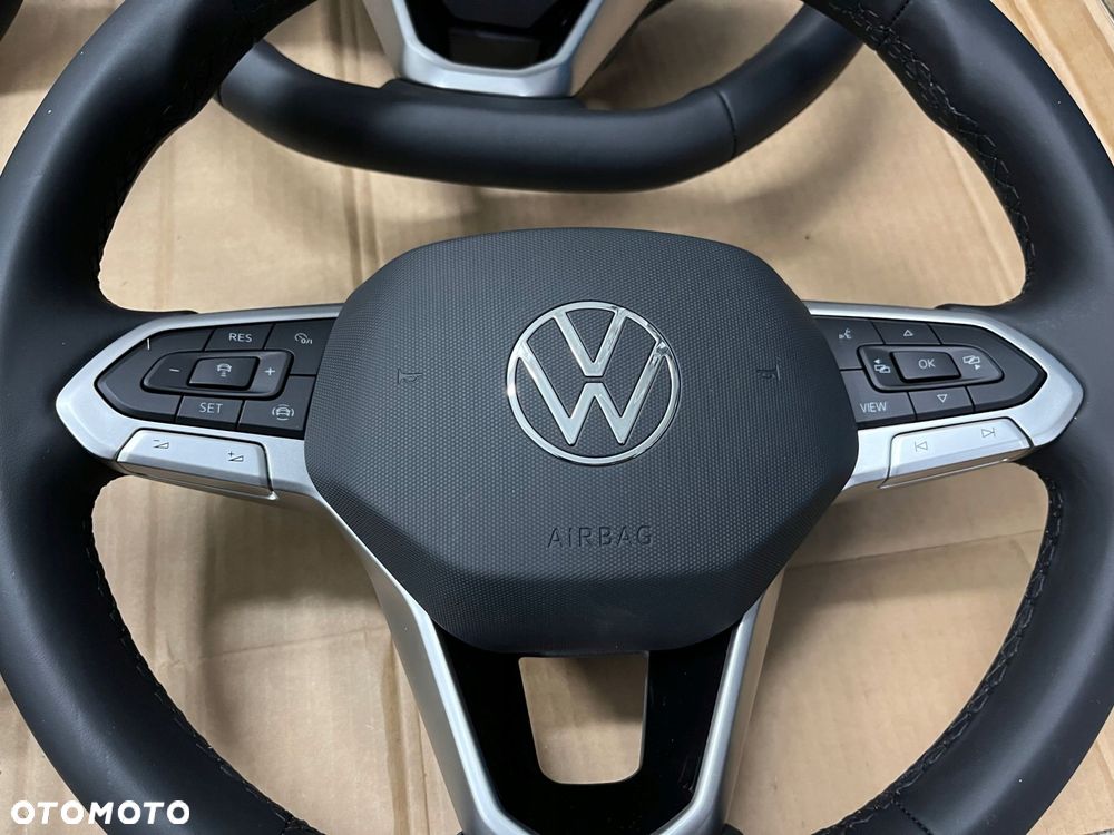 kierownica vw troc t-roc multifunkcja dsg skÓra nowa oryginal airbag - 2