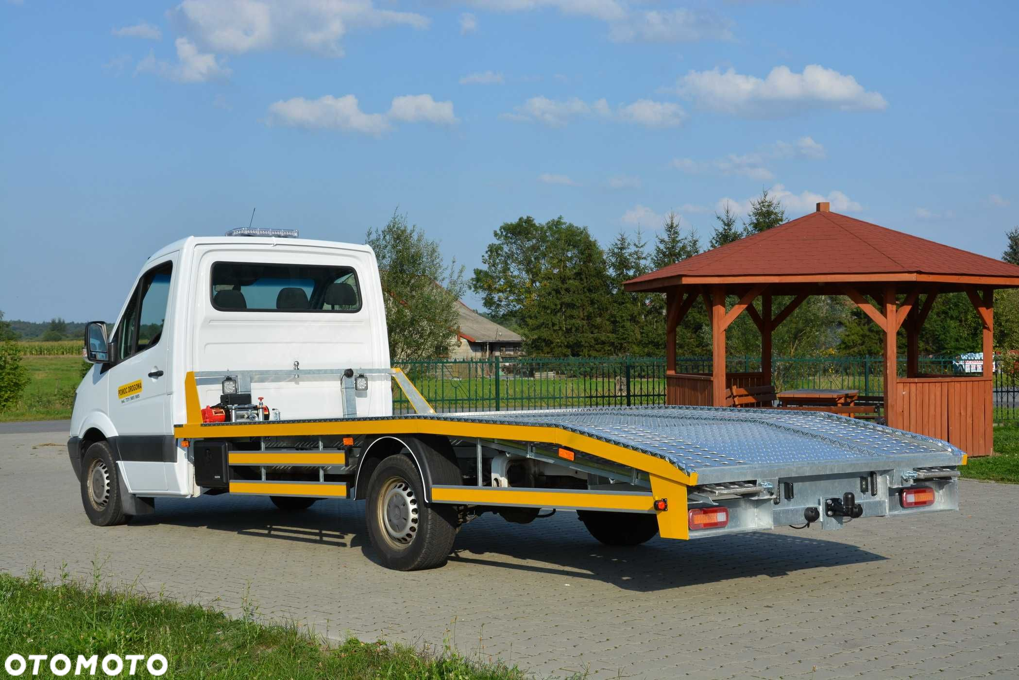 Mercedes Sprinter zabudowa laweta najazd stalowo aluminiowy MOTO-LUK - 5