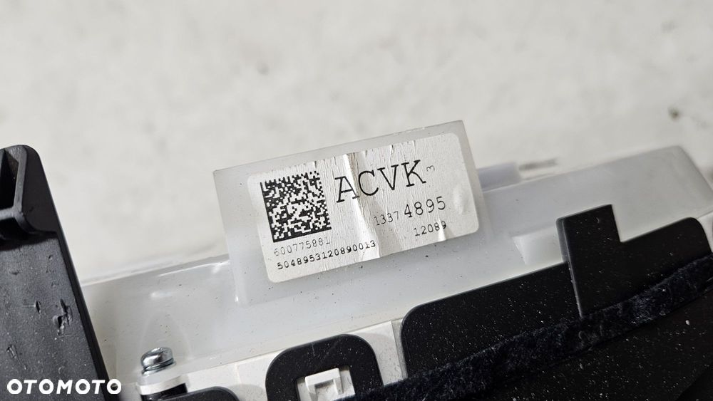Licznik zegary prędkościomierz opel astra j IV 4 manual benzyna ACVK - 2