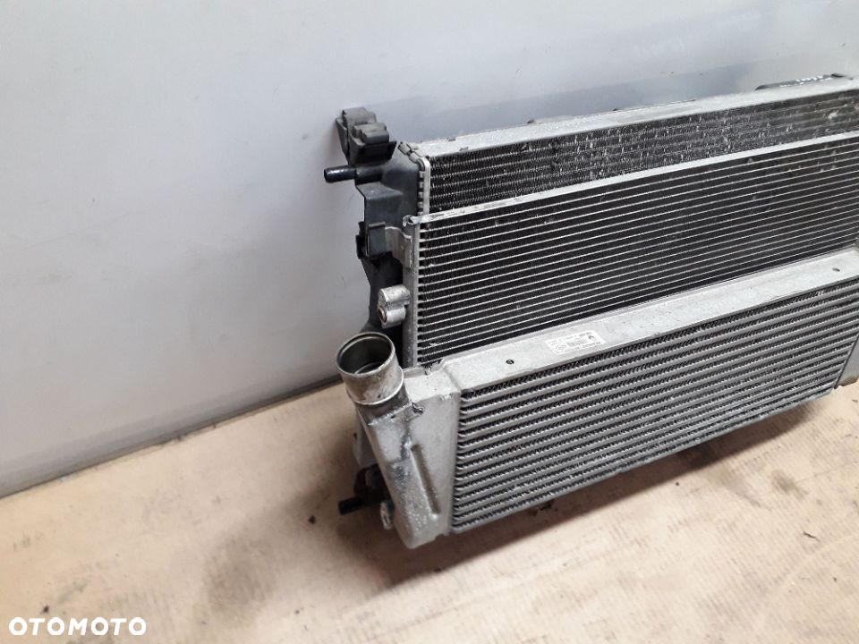 CHŁODNICA WODY KLIMATYZACJI INTERCOOLER WENTYLATOR RENAULT SCENIC II 04R - 3