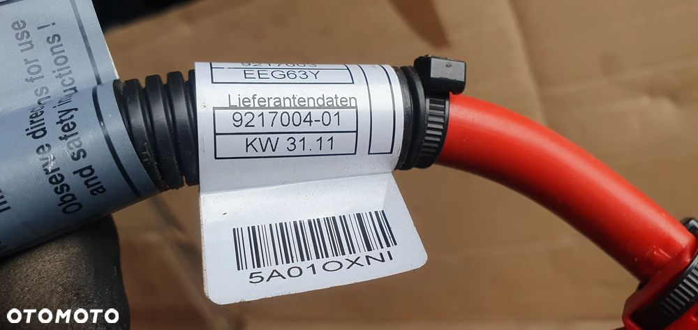 Klema plusowa pirotechniczna kabel BMW X5 E70 9217004 9178959 - 7