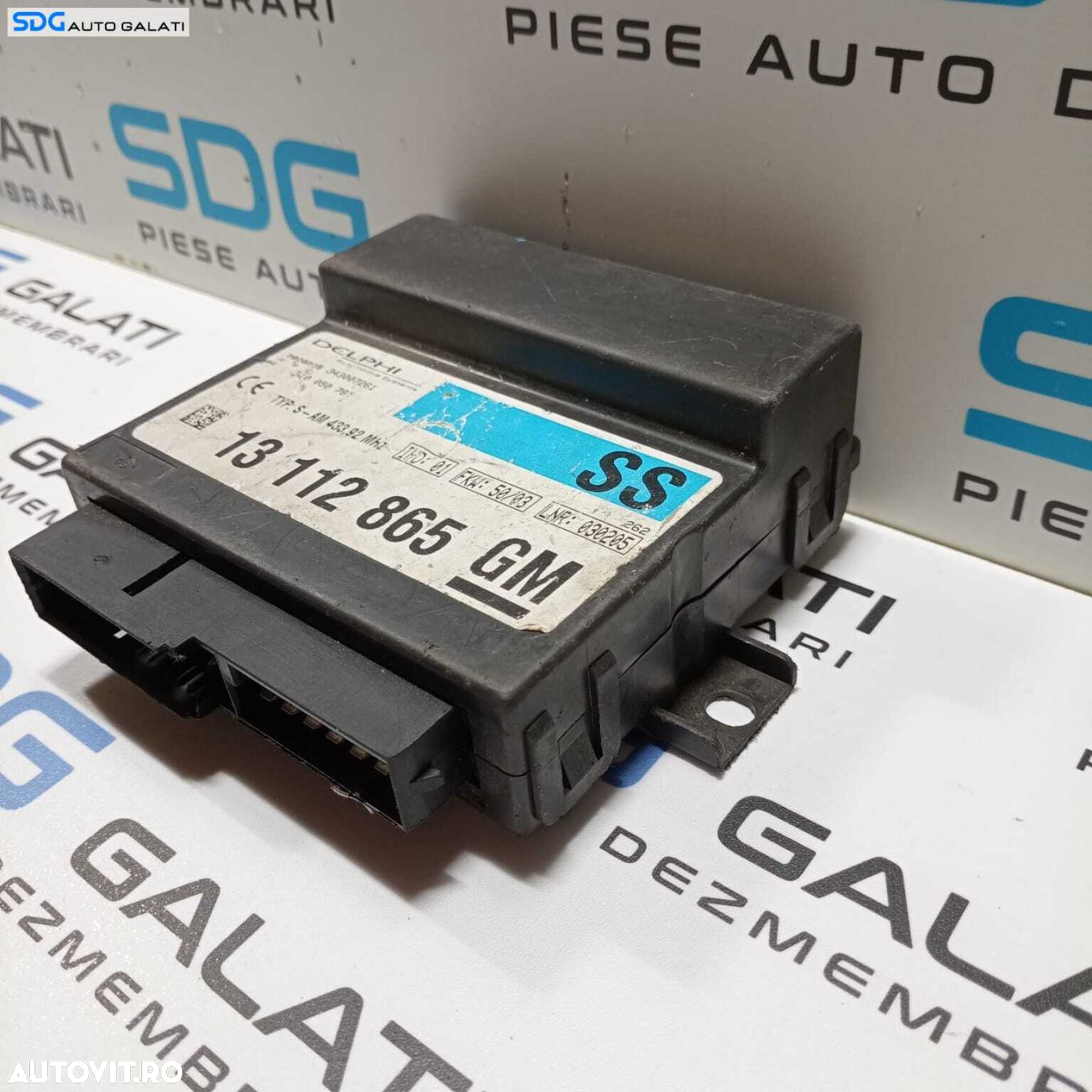 Unitate Modul Calculator Control Confort Opel Astra G 1998 - 2004 Cod 13112865 13 112 865 [273M0] - 2