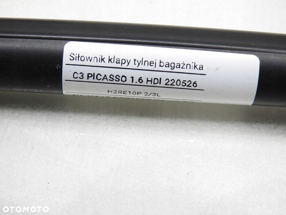 SIŁOWNIKI TELESKOPY KLAPY CITROEN C3 PICASSO KOMPL - 5
