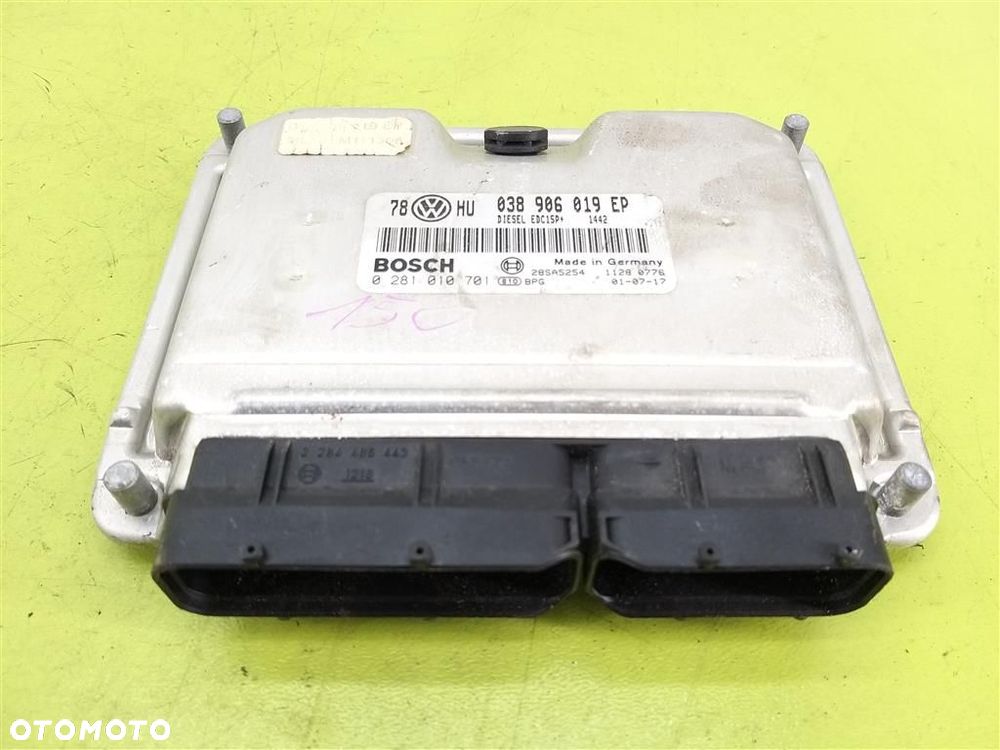 Komputer sterownik silnika Audi A6 C5  1.9TDI 130KM 1997-2004R 038906018EP - 6