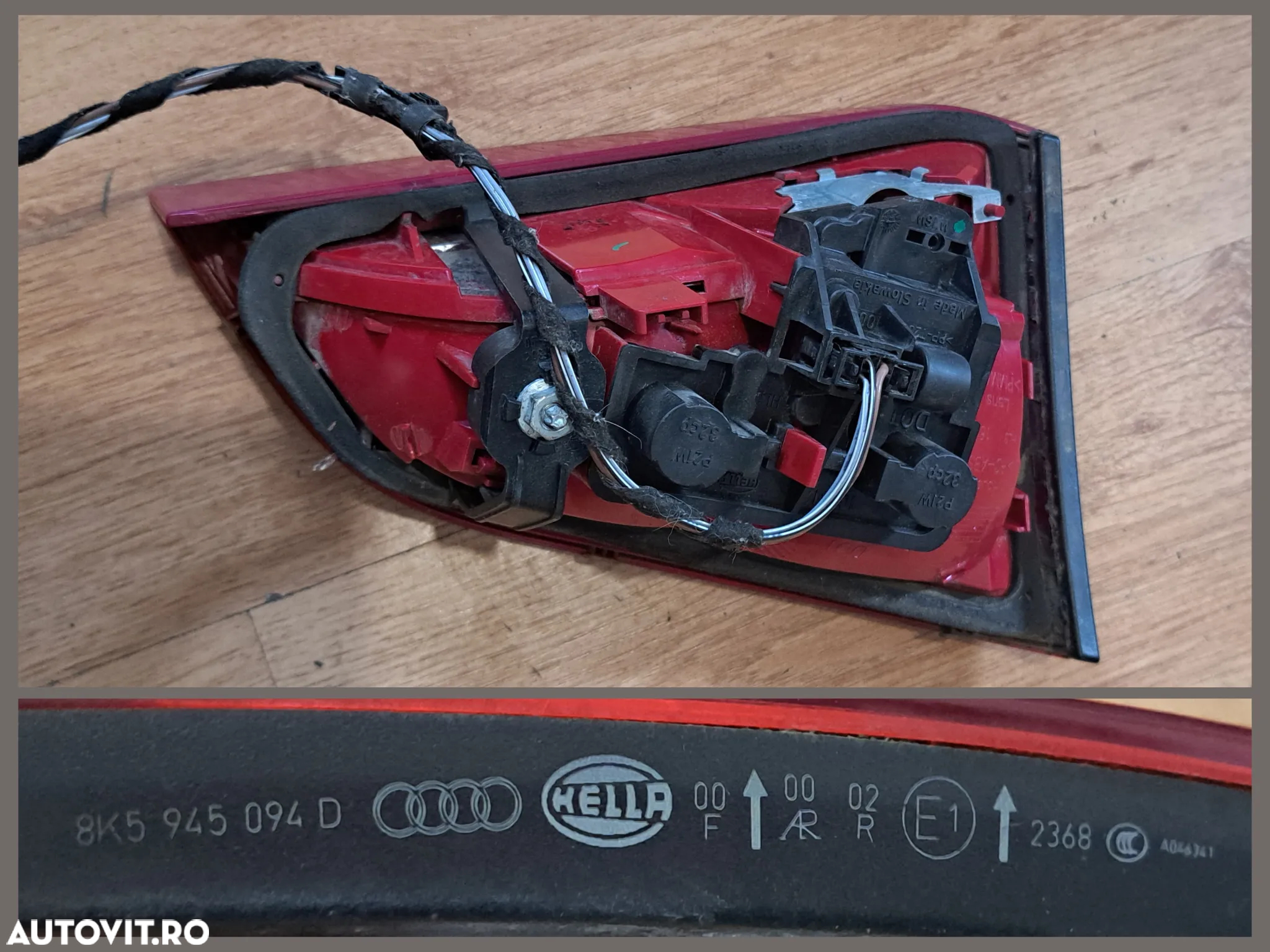 Stop lampa tripla stanga dreapta haion prtbagaj Original Audi A4 B8 8K2 2007-2011 - 6