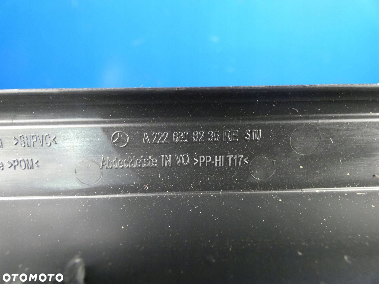 MERCEDES S KLASA W222 LISTWA NAKŁADKA PROGU PROGOWA PRAWA PRZÓD - 3