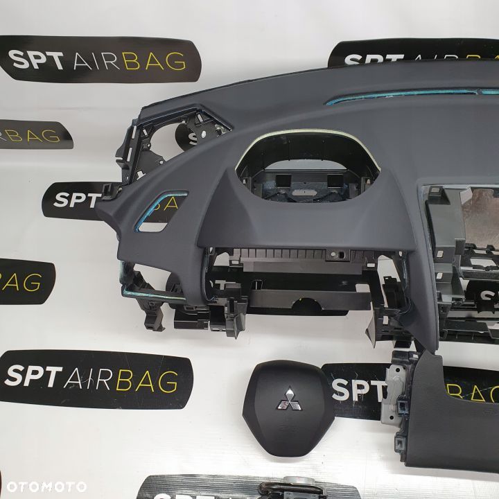 MITSUBISHI ECLIPSE CROSS DESKA ROZDZIELCZA KONSOLA KOKPIT PULPIT PODUSZKI AIRBAG AIR BAG PASY KIT SET - 2