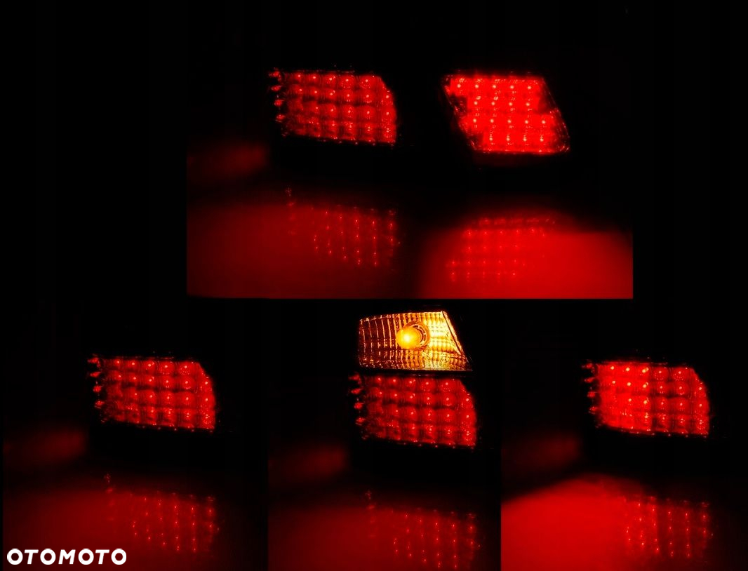 Lampy tyl kpl Led Diodowe Tuning Red Smoke Dymione Mercedes Clk C 208 97-03 - 4