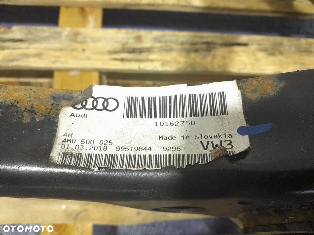 AUDI Q7 II 4M  3.0 TDI 218 KM BELKA ZAWIESZENIA TYŁ 4M0500025 - 6