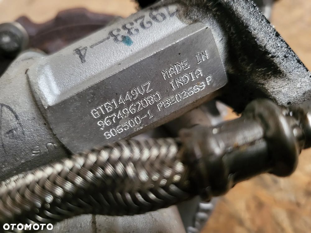 Turbosprężarka Turbina Peugeot 3008 2.0 HDI - 4