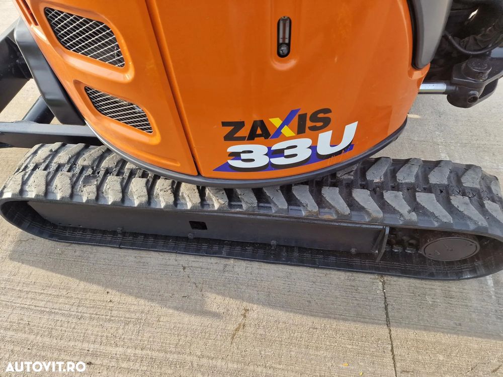 Hitachi ZX33U-6, Masa Operationala 3,7t, 2023, 1.305h, CUPLA RAPIDA HIDRAULICA+3 CUPE NOI, SistemAntifurt, Inst picon, senile 80% bune, Aer conditionat, Adancime sapare 5m, Ridica 2,8tone, Motor 25CP, posibilitate leasing 4 ani, CA NOU-PROMOTIE 36900 EUR+Tva - 21