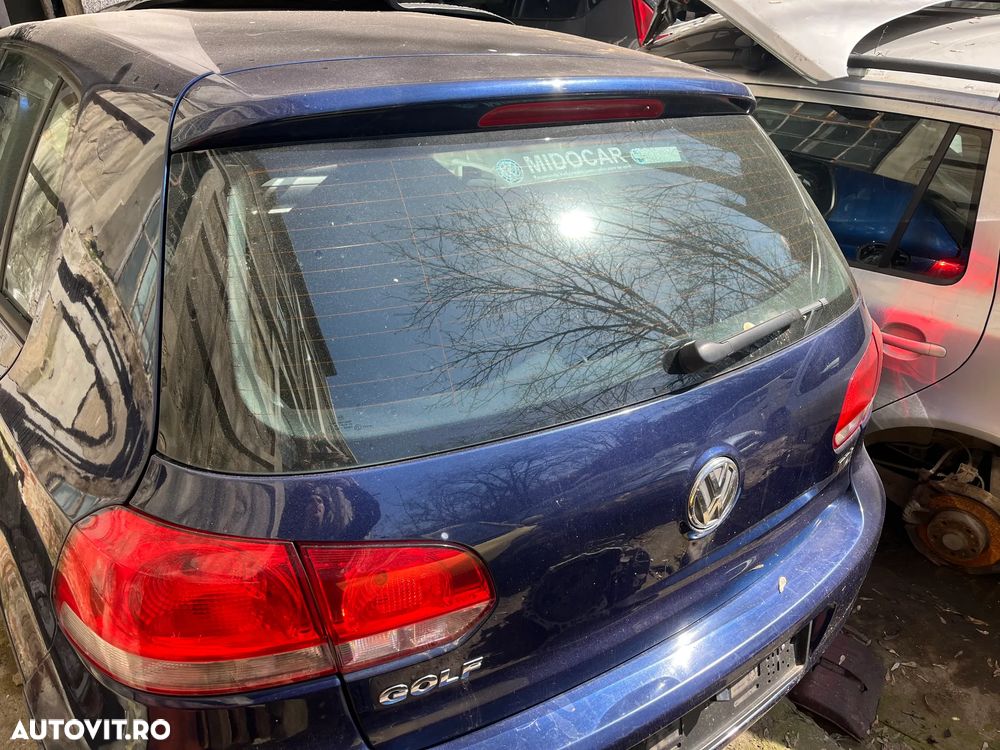 Haion portbagaj cu luneta VW Volkswagen Golf 6 hatchback albastru 2011 - 8