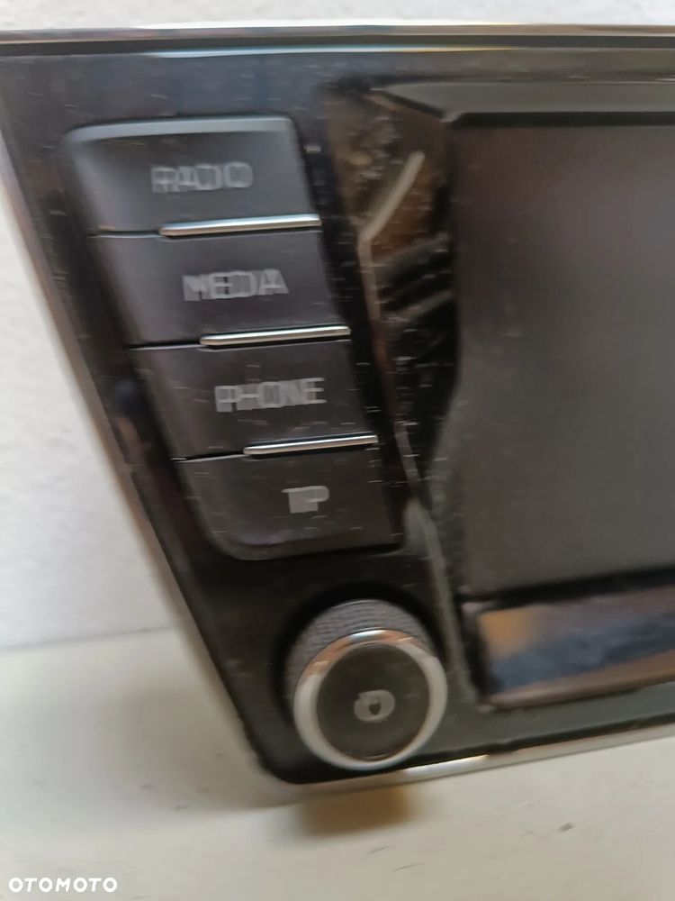 Radio Skoda Fabia 3 III Wyświetlacz Ekran 6V0919604 - 2