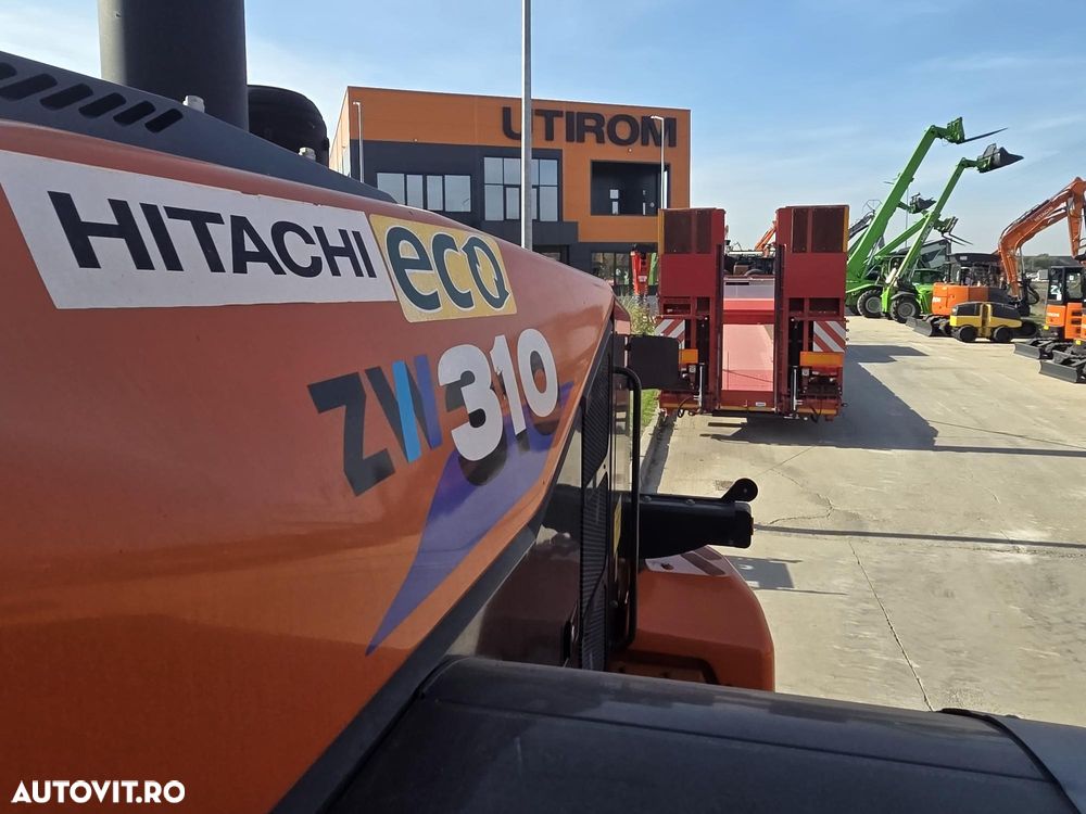 Hitachi ZW310-6, cupa 7mc, 30 tone, FULL OPTION, gresare automata, Anvelope NOI profil L5, produs JAPONIA,cantar,consum 17l/h, Protectie cabina, protectie antiincendiu, camera spate pt masalier, posibilitate leasing, STARE FOARTE BUNA-PROMOTIE 97.900 Eur+Tva - 26