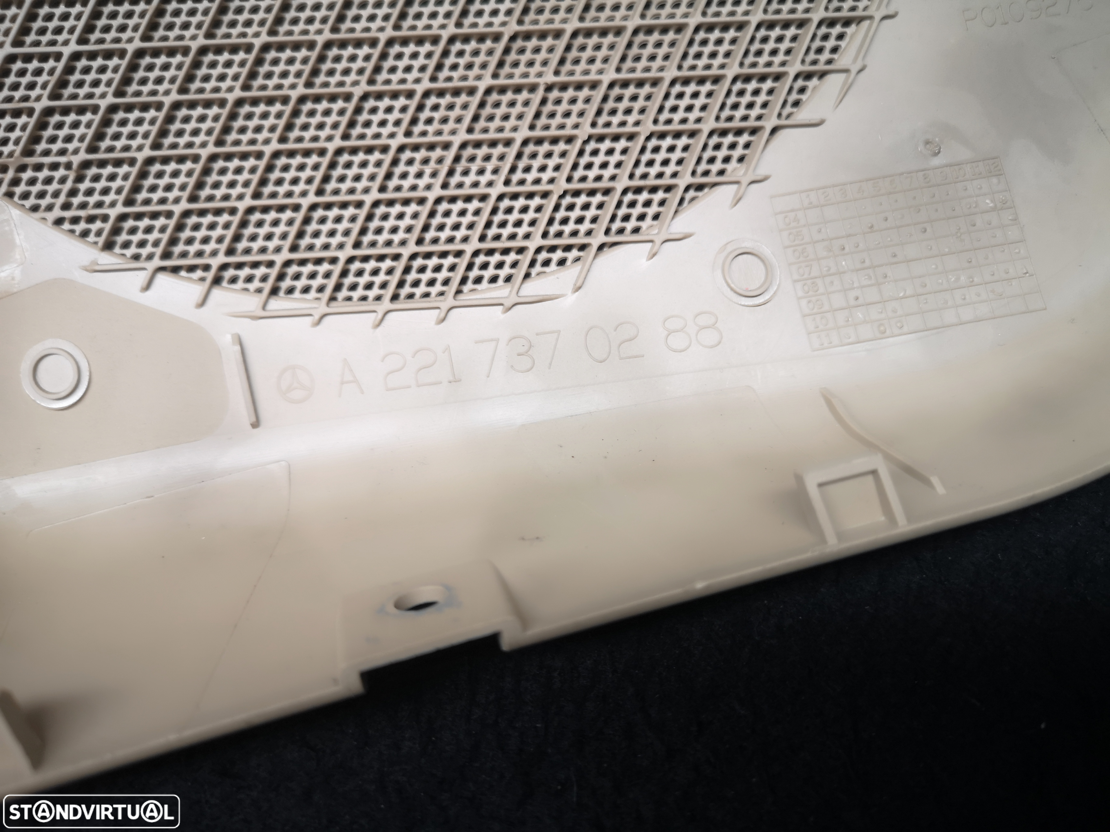 Tampa de coluna de som traseira direita Mercedes W221 class S 2006-2013 - 5