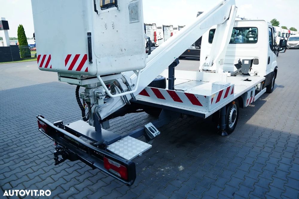 Iveco DAILY 35-140 / Platformă autotractivă / MULTITEL 160 ALUMINIU / 4 STABILIZATOARE / MANUALĂ / 2017 - 17