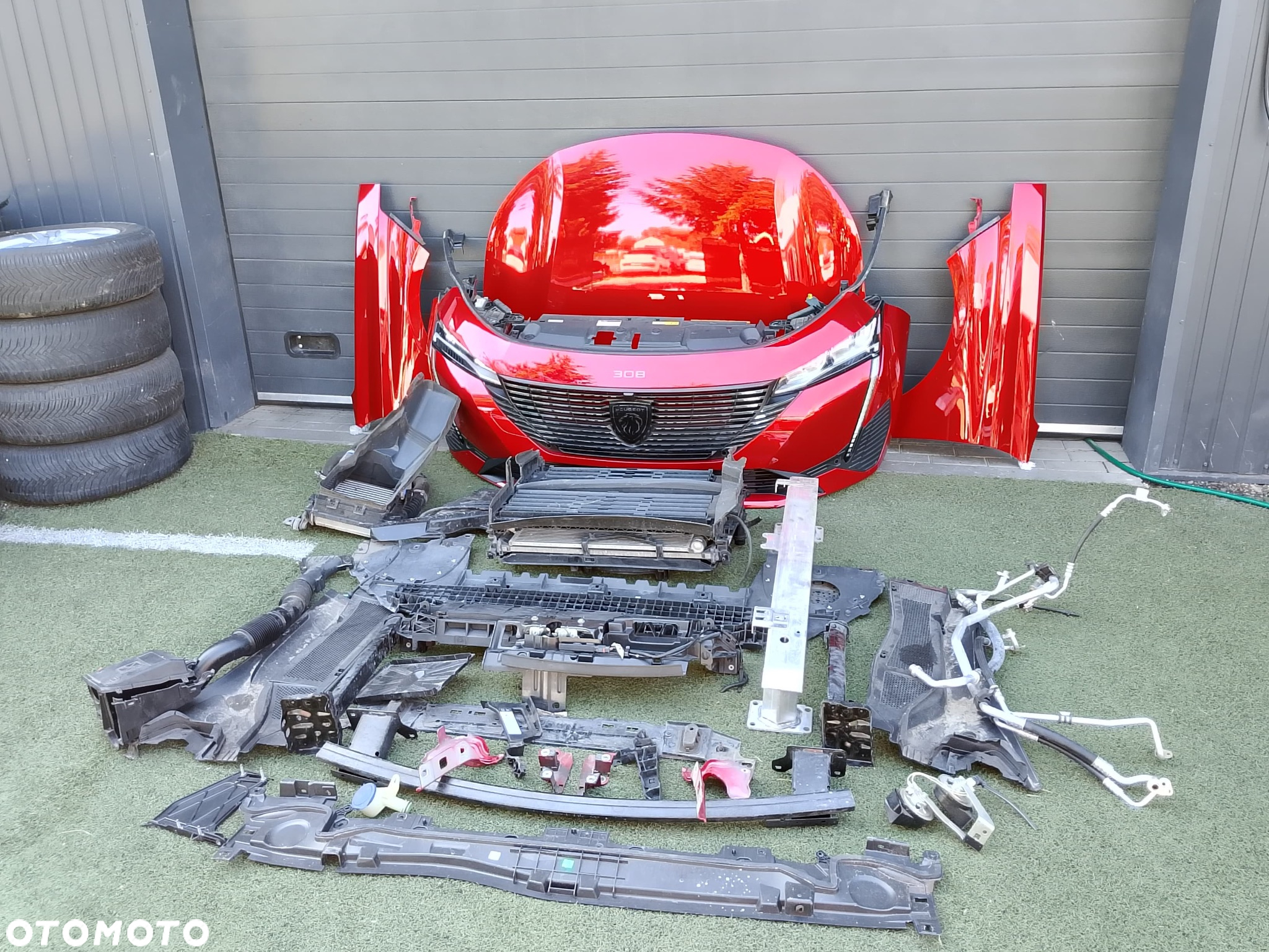 Maska zderzak przód kompletny Peugeot 308 III T10 Lakier EVH - 2