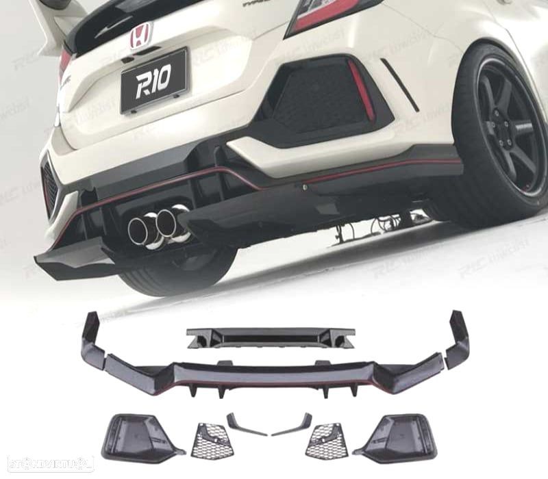 DIFUSOR HONDA CIVIC TYPE R HATCHBACK 16- - 1