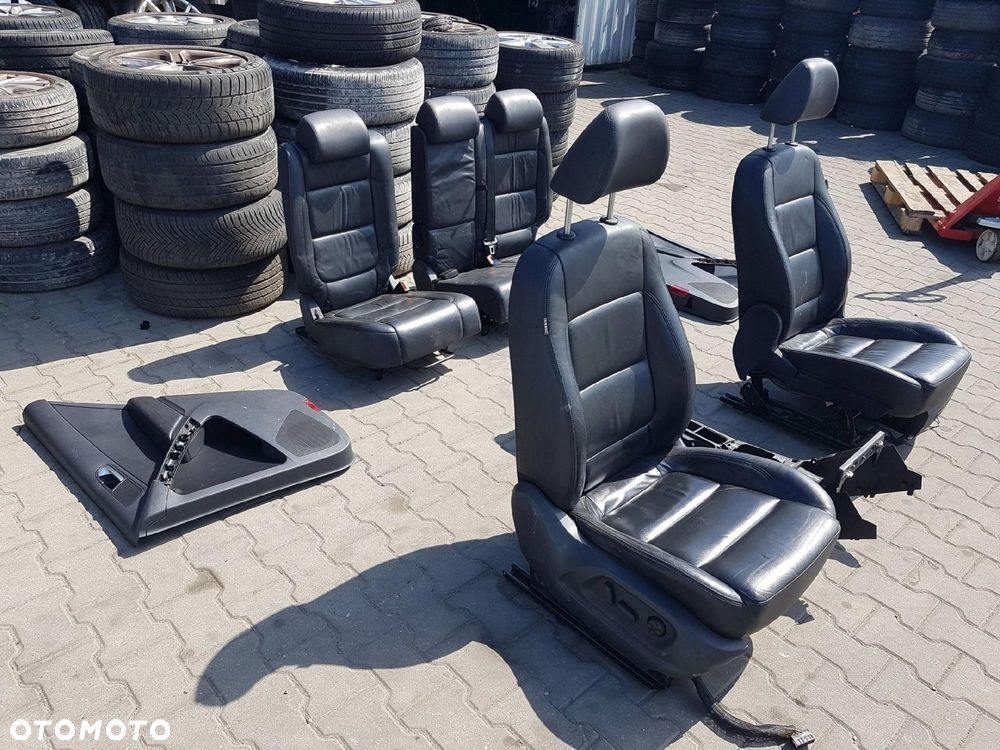 VW TIGUAN I 5N 06-15r FOTELE SKÓRZANE KANAPA KOMPLET - 3