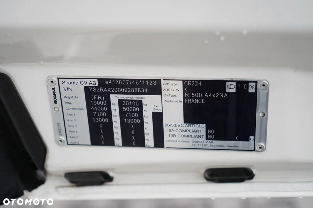 Scania R 500 / RETARDER / 2021 ROK / PO KONTRAKCIE SERWISOWYM - 35