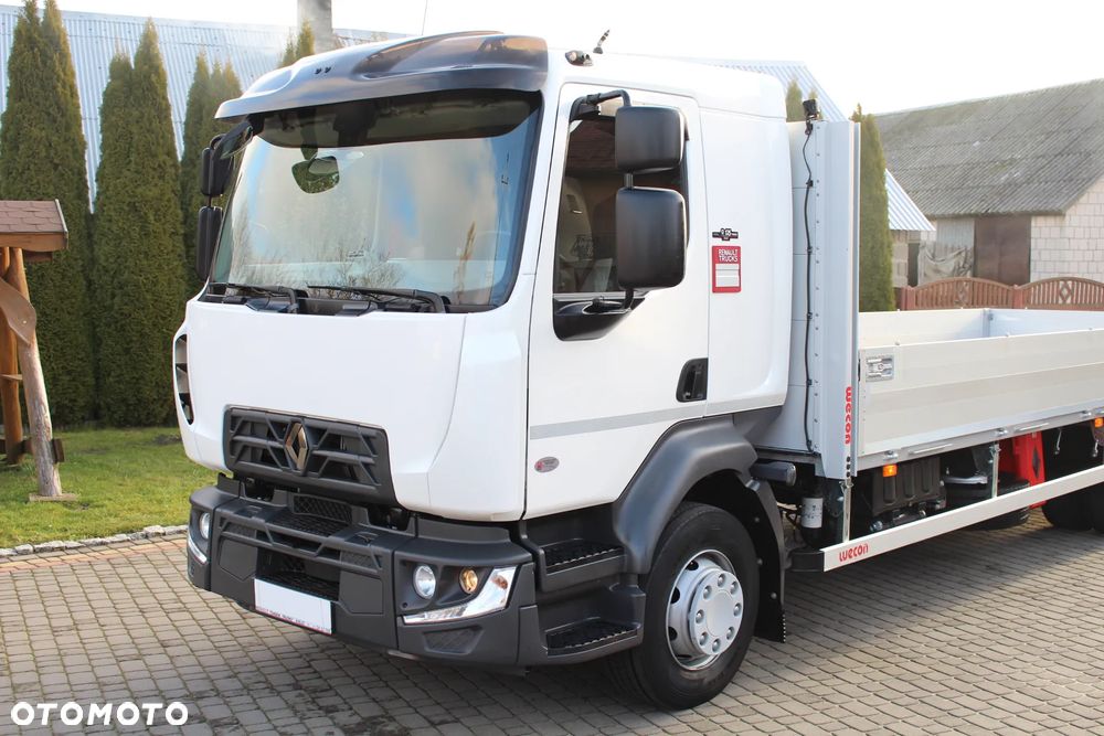 Renault / D16 / POLSKI SALON / NISKI PRZEBIEG 232 TYS KM / ŁADOWNOSC 9562 KG / ZABUDOWA SKRZYNIA 7.10 CM / WECON / Man /Volvo/Scania/ Atego/ - 9
